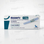Ozempic 1mg semaglutide injekciós toll doboza elölnézetből, heti alkalmazású előretöltött pen kiszerelésben.